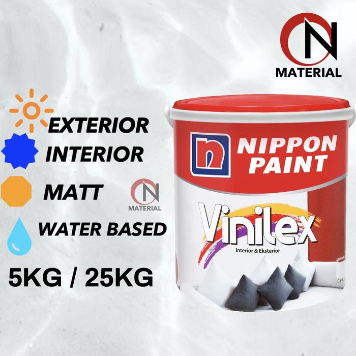 Gambar CAT VINILEX 25KG / 8008 IRIS WHITE - VINILEX dari MATERIAL ON undefined Tokopedia