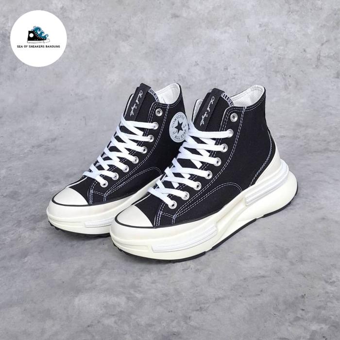 Sepatu Converse Run Star Legacy CX Future Comfort Hi Black White 36 di  Sea Of Sneakers Bandung Tokopedia