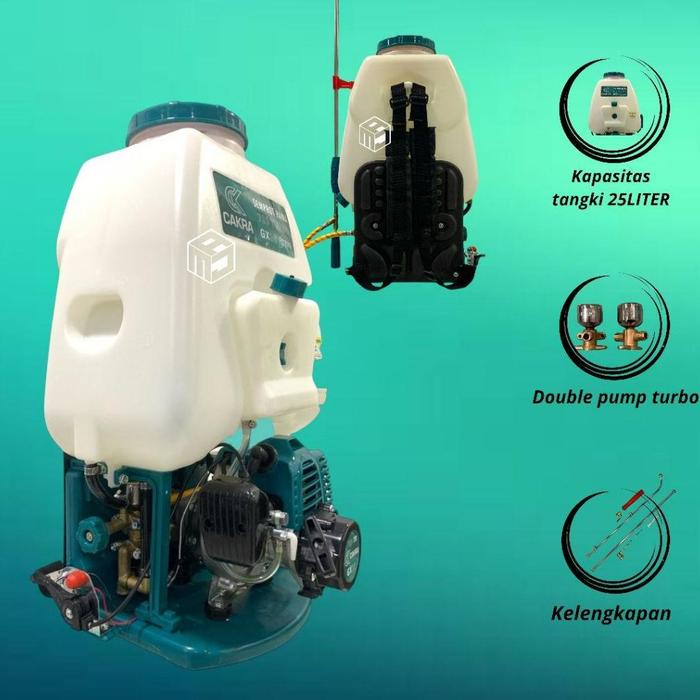 Gambar Power Sprayer GX26 2 TAK Mesin Semprot Hama TU26 25L CAKRA MODEL THAILAND - 25Liter dari jackpotts undefined 4 Tokopedia