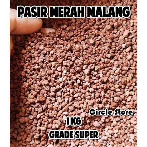Gambar Pasir Malang Merah 1kg Super Media Tanam / Tanaman Aquascape / Tanaman Hias Hidroponik / Hiasan Aquarium - Pasir Merah Mlg dari Circle Store Official undefined Tokopedia