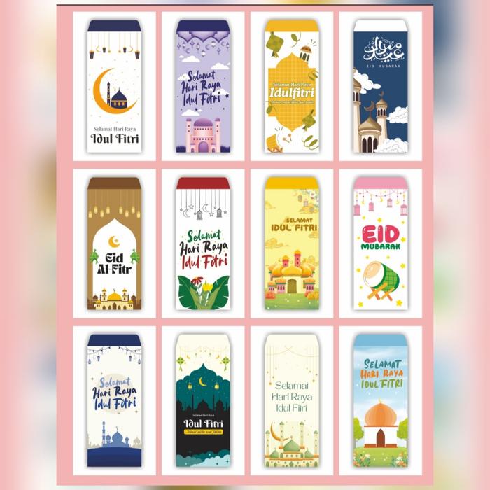 Gambar amplop lebaran - JUMBO 2 (7x16) dari UyanShop undefined Tokopedia