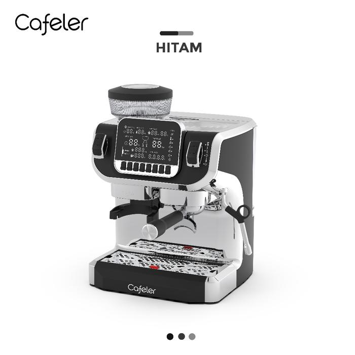 Gambar Cafeler/ Mesin Kopi Sultan/ Espresso 2 Heater/ Coffee Maker/ Smart Screen Control - Hitam dari MITRA MAJU MM GROSIR undefined Tokopedia