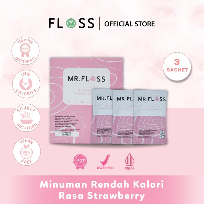 Gambar Mr.Floss Meal Replacement Soy Protein Pengganti Makan - 3 dari Floss Indonesia undefined Tokopedia