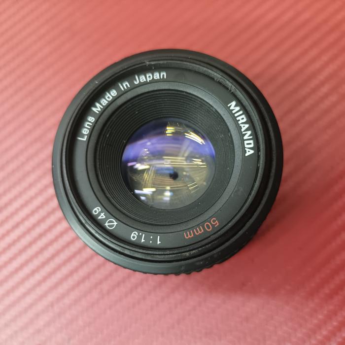 Gambar Lensa Miranda 50mm f1.9 lens M42 mount pk pentax fullframe lens for Lumix fujifilm sony a7 a7r a7s a1 a9 fx3 fx30 ii iii iv v dari VintageShop57 undefined Tokopedia