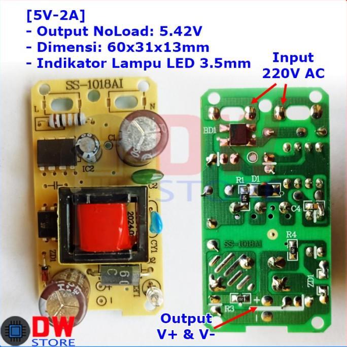 Gambar Ready PCB Modul Power Supply Adaptor 5V 9V 12V 15V 1A 1.5A 2A 3A 3.5A 4A 5A - 5V-2A dari sejahtera sesarengan id undefined Tokopedia