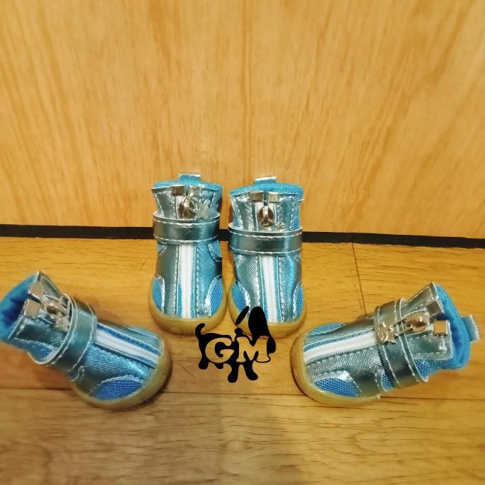Gambar Sepatu Boots Anjing Kucing Cat Dog Sneakers Shoes - Biru, 5 XL dari Thrift Kiw undefined Tokopedia