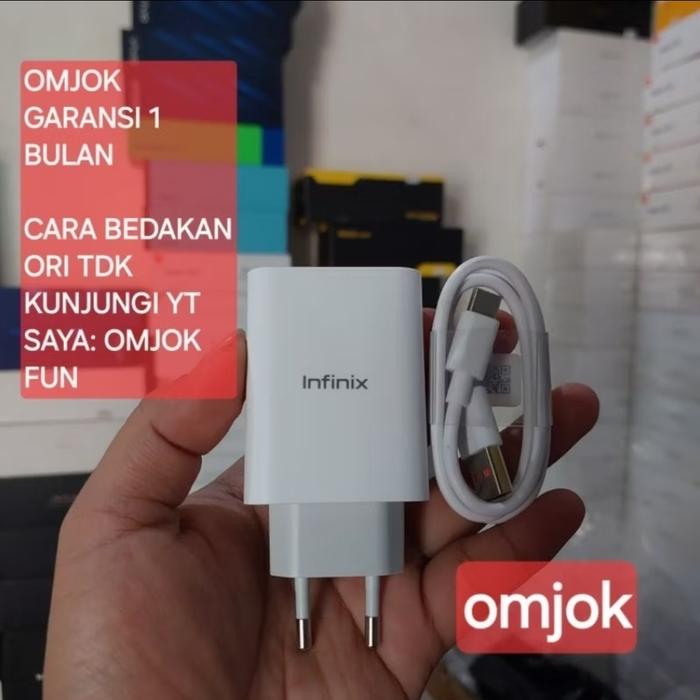 Gambar Charger Infinix Hot 40 pro Original Copotan 33W bawaan asli 1000% - model lama dari omjok undefined Tokopedia