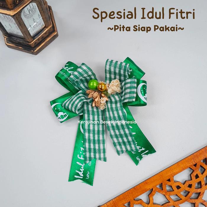 Gambar Pita Jadi Hiasan Parcel Eid Mubarak Hang Tag Lebaran Dekorasi Hampers idul Fitri - 16, Lem  dari Pulen Pulen undefined Tokopedia