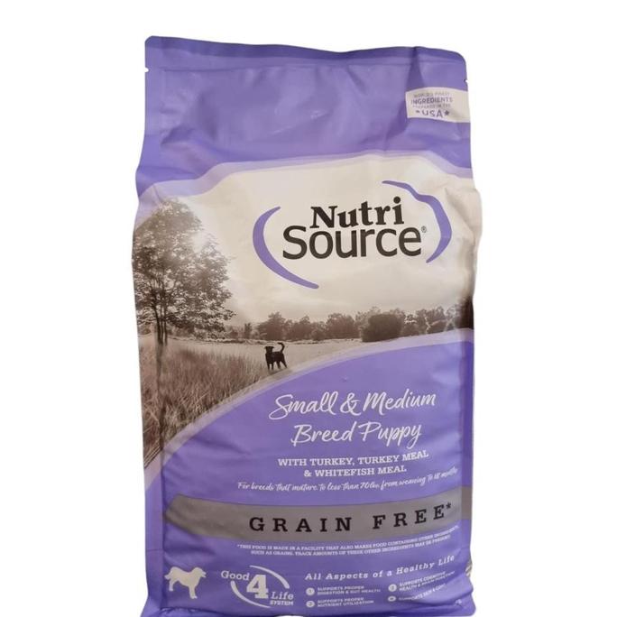 Jual Nutri Source Grain Free Dog Food Puppy Small&Medium 2,26kg