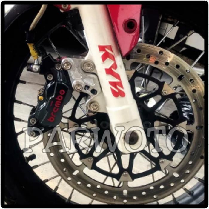 Gambar breket kaliper axial 4 piston 4p big pot brembo nissin ktc vixion cnc - vixion 320 dari oot81 undefined Tokopedia