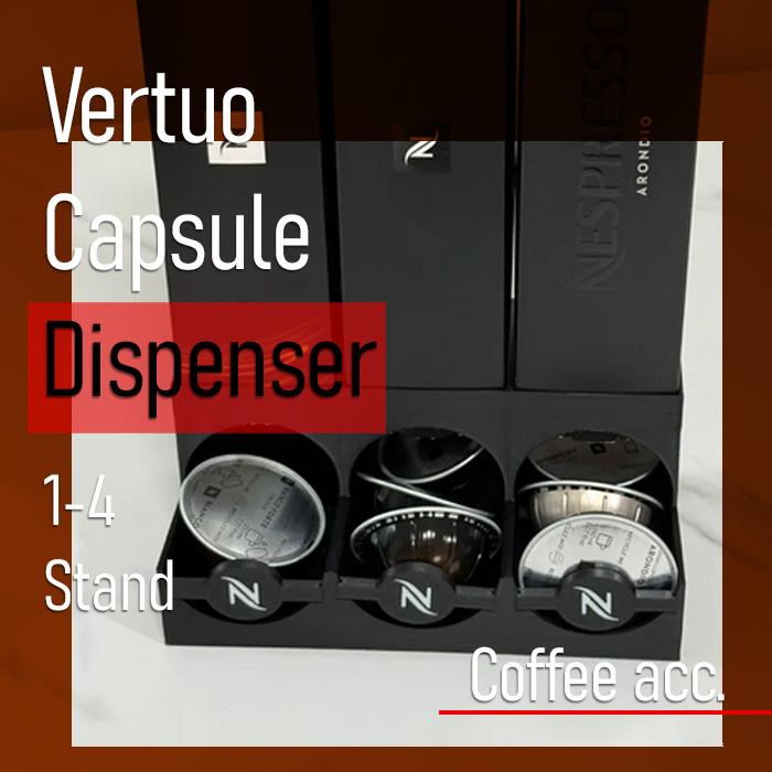 Gambar NESPRESSO VERTUO Capsule Dispenser Holder Stand Tower Coffee Rack Dudukan Kontainer Kopi Rak Box - 1 dari 3Dprintshop-id undefined Tokopedia