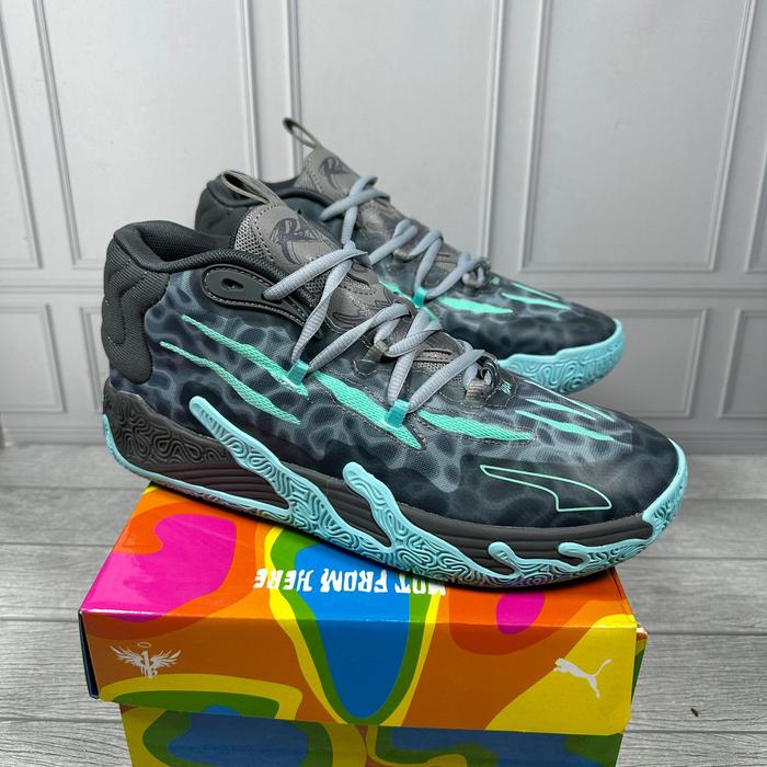 Gambar SEPATU BASKET PUMA LAMELO BALL MB.03 BLACK BLUE ATOL - BLACK+BLUE, 39 dari SNEAKERSWR undefined Tokopedia