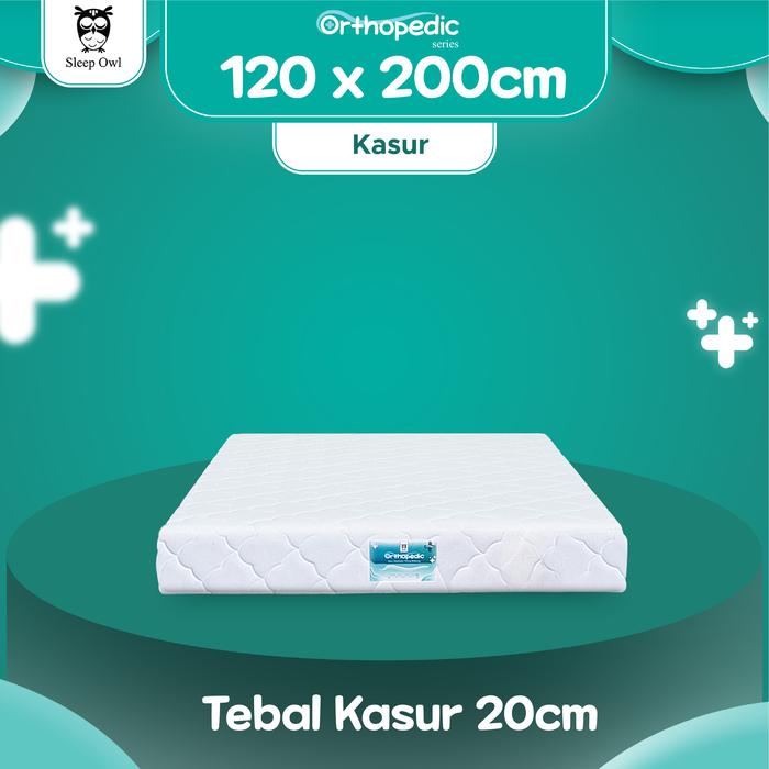 Gambar SLEEP OWL ORTHOPEDIC Kasur Busa Rebonded Zipper 120 x 200 - Putih, 120x200x15CM dari Citra furniture undefined Tokopedia