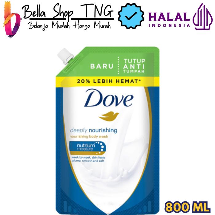 Gambar Dove Deeply Nourishing Sabun Mandi Cair Refill 800ml dari Bella shop TNG undefined Tokopedia