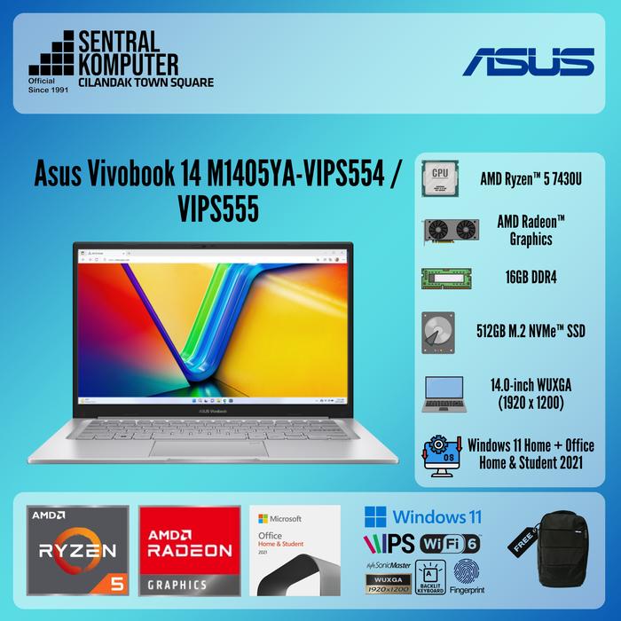 Amd Ryzen Asus Notebook 16gb Ram LAPTOP BARU ASUS VIVOBOOK 14