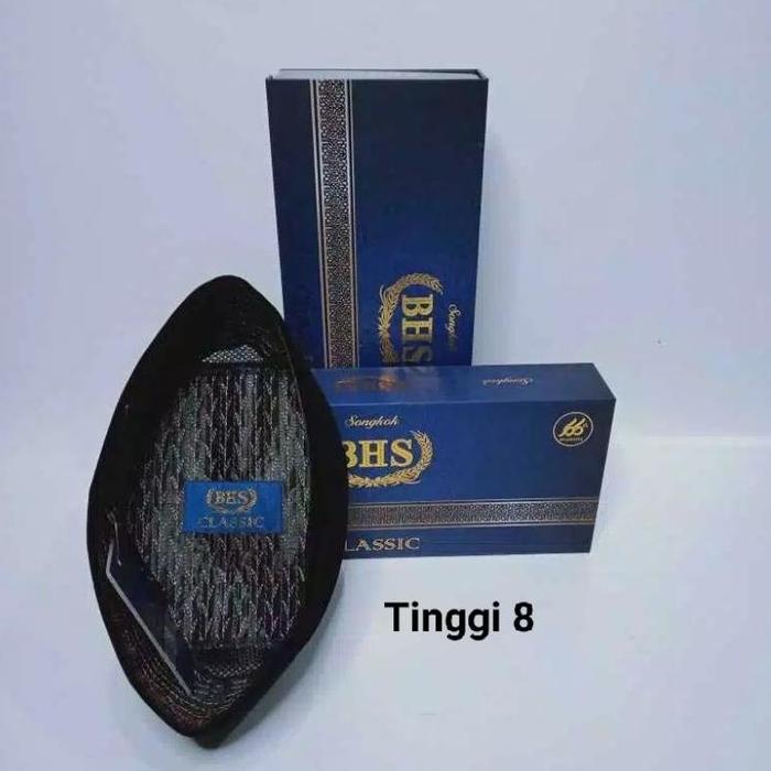 Gambar BHS Songkok/Kopiah Hitam Terbaik, Peci BHS Classic AC Original tinggi 8,9,10, Songkok Nasional Terbaik/Abati - Tinggi 8, No.04 dari GND CREW undefined Tokopedia