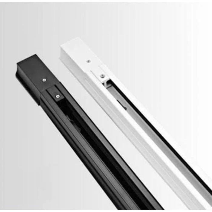 Kap Rell Track Jual Kap Lampu Track Rell 2Mtr / Kap Lampu Rell 2M Body Hitam - Jakarta ...