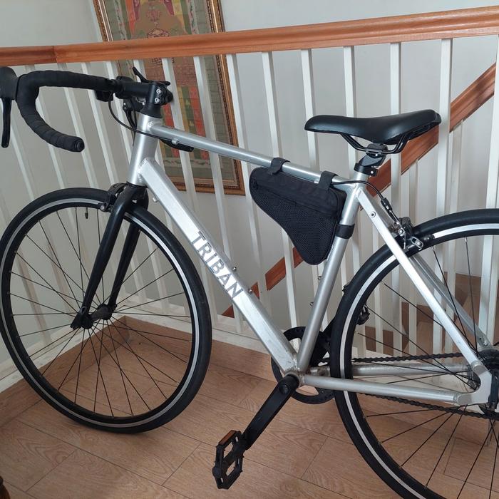 Road Bike Triban Rc100 Triban Flat Bar 100 Triban RC 100 Flat Bar