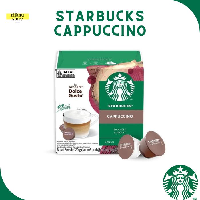 Gambar Nescafe Dolce Gusto Starbucks Capsule Coffee NDG Original All Varian - Cappuccino dari Rifanu Store undefined Tokopedia