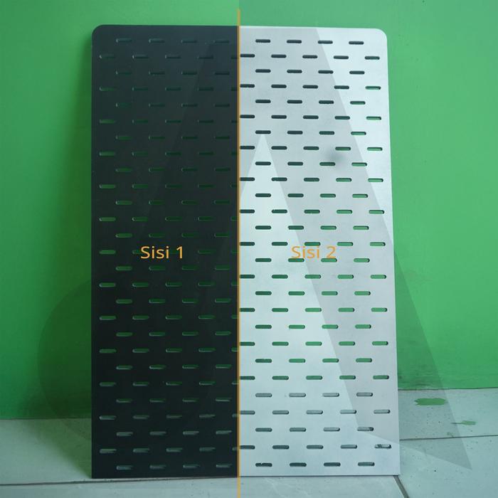 Gambar Pegboard papan dinding berlubang (wall organizer) 56 cm - Hitam & Putih dari barang2studio undefined 4 Tokopedia