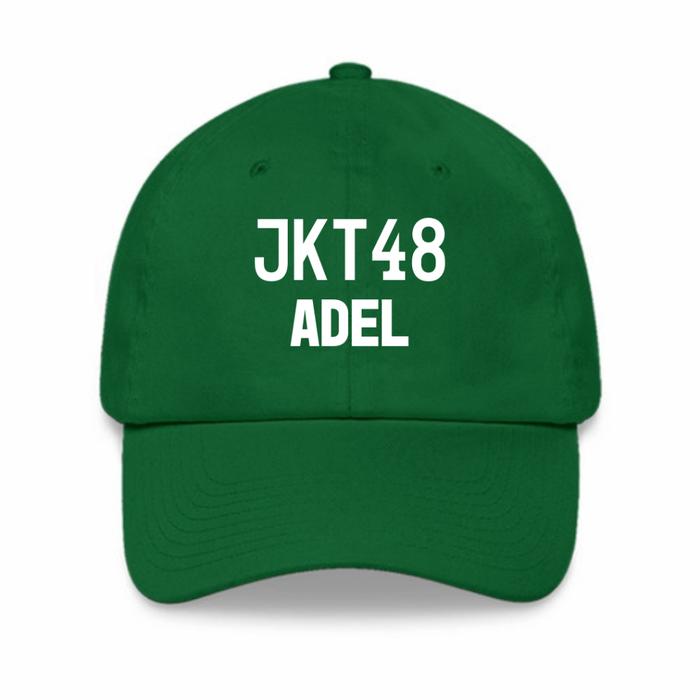 Gambar TOPI BASEBALL RAFEL NAMA MEMBER JKT48 - ADEL, Hijau dari KenShop Fashion undefined Tokopedia