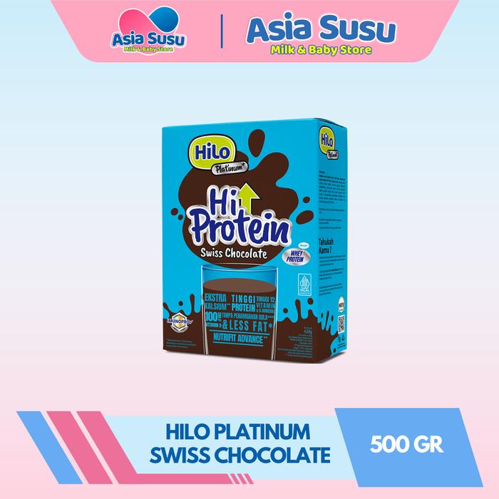 Gambar HiLo Platinum Swiss Chocolate Ori (12 Sch) - Susu Tinggi Kalsium dengan Glukosamin & Omega 3 - Chocolate dari asiasusuwahidin undefined Tokopedia