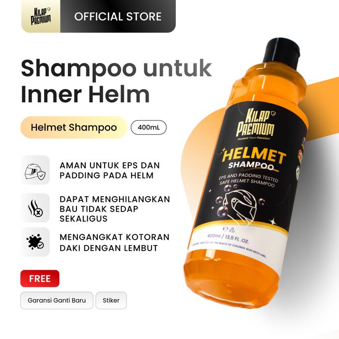 Gambar Helmet Shampoo I Kilap Premium - Shampoo Cuci Helm, Sabun Cuci Helm - 400 ML dari Pusat Pengkilap undefined Tokopedia