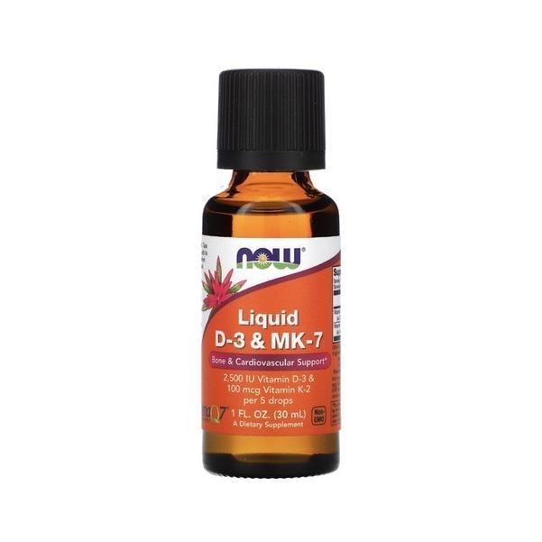 Gambar Now Foods Liquid D3 & MK7 D3 K2 (30ml) Original Product dari ganji store22 undefined Tokopedia
