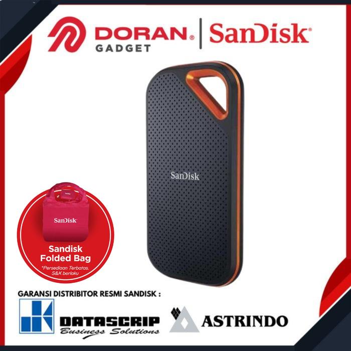 Portable SSD 2TB Sandisk Extreme Pro E81 Speed 2000mbps Garansi Resmi TB