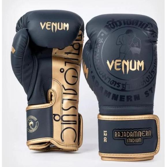 Gambar Venum x Rajadamnern Boxing / Muaythai Gloves Navy Blue/Gold - 14 dari Store Cendekia undefined Tokopedia
