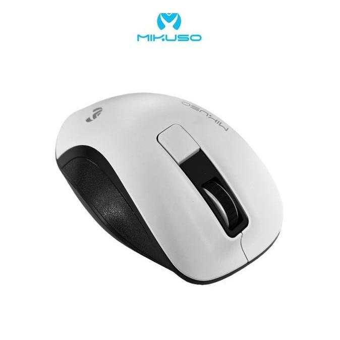 Gambar Mikuso MOS-W102 Mouse Wireless 2.4Ghz 1600DPI - Putih dari Starcomp Solo Kab. Sleman Tokopedia