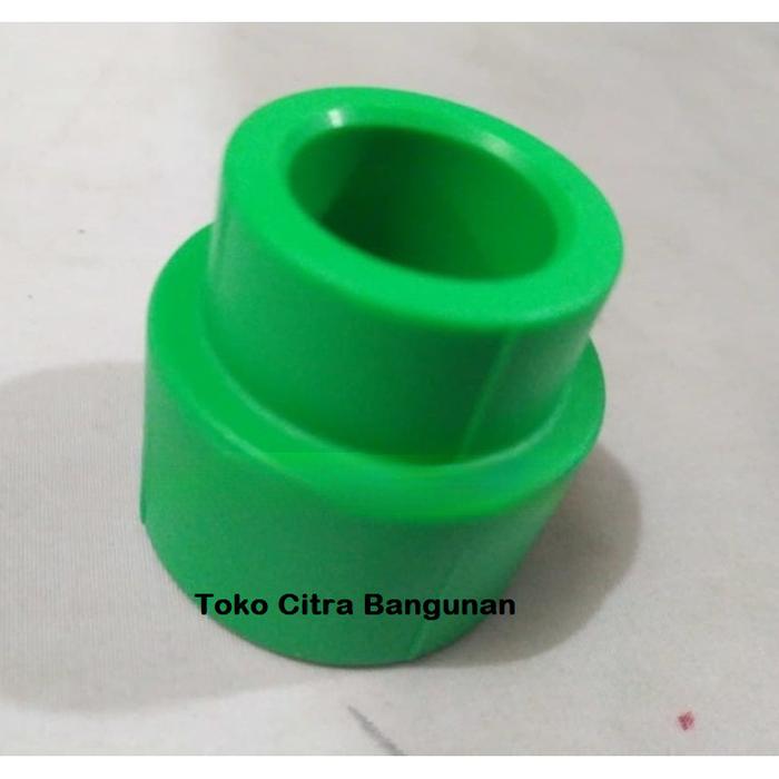 Gambar flok sok 40 x 25 mm PPR wafin tigris green socket sambungan saluran dari Toko Citra Bangunan undefined Tokopedia