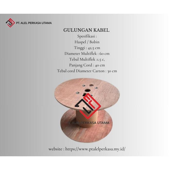 Gambar GULUNGAN KABEL KAYU BERKUALITAS dari TOKO AL EL PERKASA undefined Tokopedia