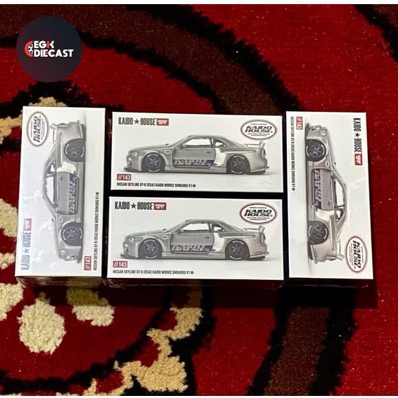 MINIGTKAIDO☆HOUSE GT-R R34 BAPE 1セット Mini GT 1/64 Nissan