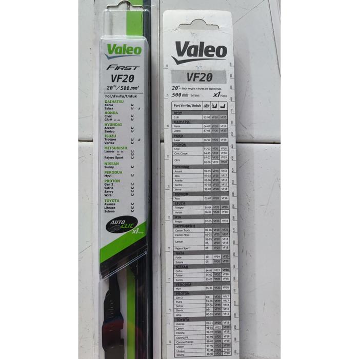 Gambar Wiper Mobil Valeo Wiper Conventional Ukuran 20"  22" - 20 dari YOLENJAYA undefined Tokopedia