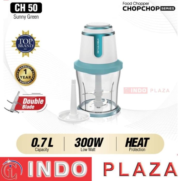 Gambar MITOCHIBA / MITO CHOPPER 0.7 Liter CH-50 Penggiling Daging - ES - Buah - SUNNY GREEN dari indoplazamedan undefined Tokopedia