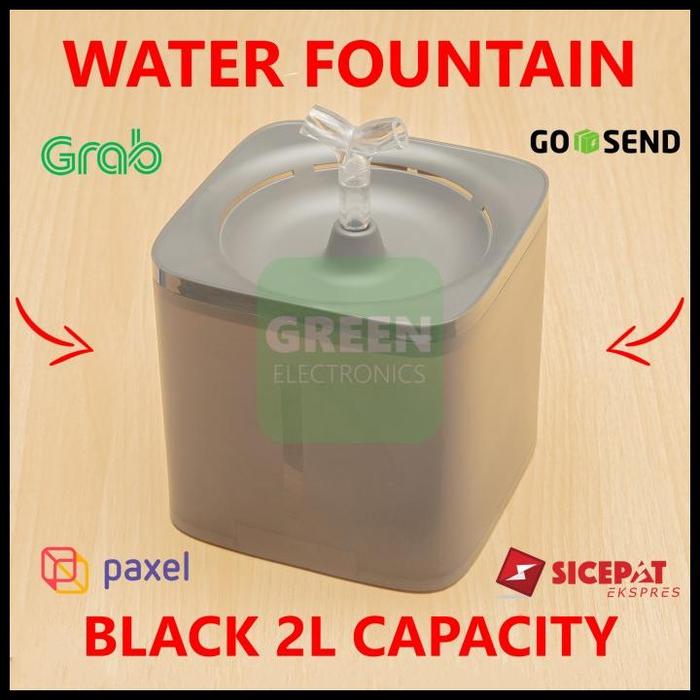 Gambar Cat Dog Pet Electric Drinking Water Fountain Dispenser Automatic Replaceable Filter Tempat Pancuran Air Minum Elektrik Kucing Anjing Hewan Peliharaan Promo - Hitam dari Petzone Outlet undefined Tokopedia
