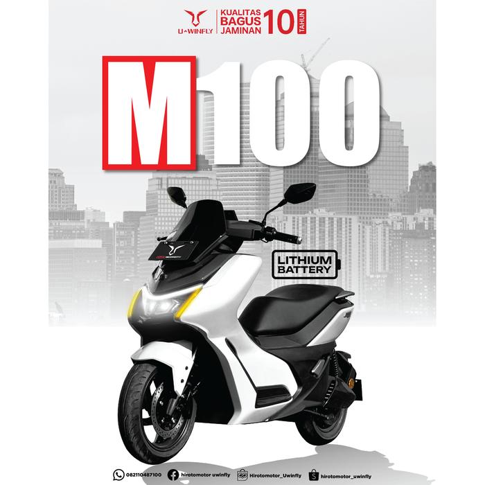 Gambar Motor Listrik U-Winfly M100 dari Hirotomotor.Uwinfly undefined Tokopedia