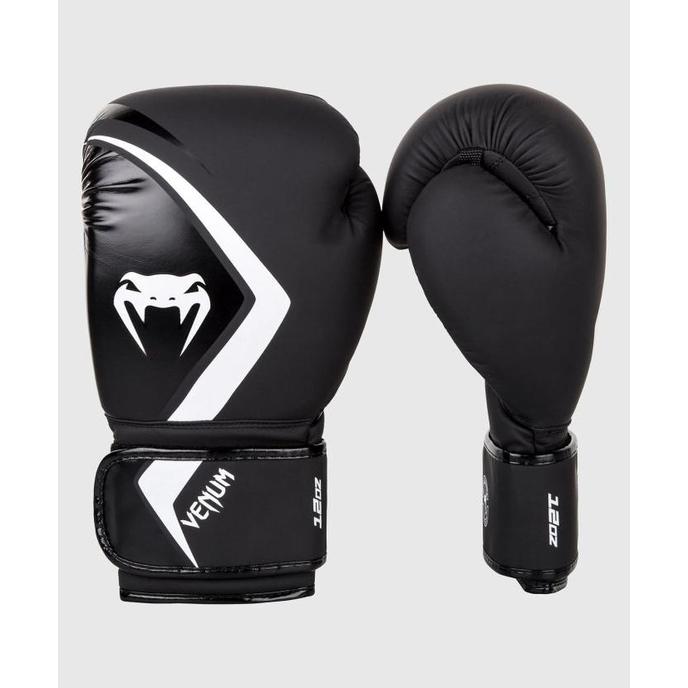 Gambar Venum Muaythai Boxing Gloves Contender 2.0 - Black/Grey-White - 14 dari Kelisha Store undefined Tokopedia