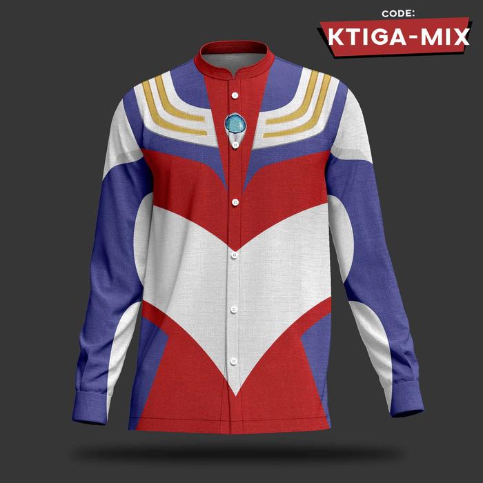 Gambar VIRAL! BAJU KOKO MUSLIM ULTRAMAN PART 1 Style Melayu - TIGA-MIX, XS dari Uniqverz undefined Tokopedia
