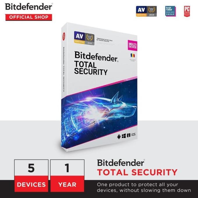 Gambar Bitdefender Total Security 5 Devices 1 Year dari wiguna digitalkey undefined Tokopedia