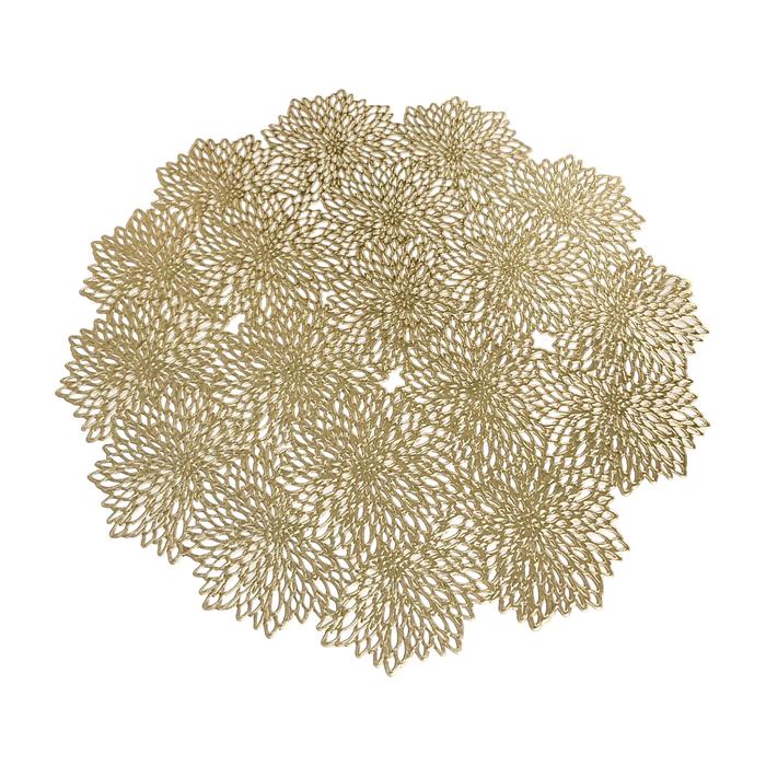 Gambar Scoop Tatakan Piring / Placemat Daun Rose Gold 72120700 - 06 dari Scoop Ideas undefined Tokopedia