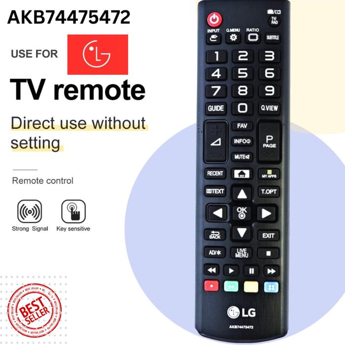 Gambar remote tv lg smart tv original remot tv Ig original - Remote biasa/kw dari Base Electronic Store undefined Tokopedia