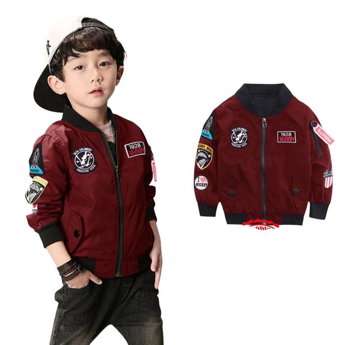Gambar JAKET KIDS BOMBER ANAK LAKI LAKI KID MICKEY 3 4 5 6 7 TAHUN BAJU COWOK - 2-3 tahun, Hitam dari Henry-olshop undefined Tokopedia