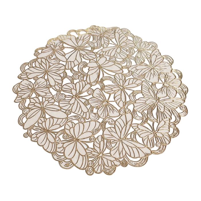 Gambar Scoop Tatakan Piring / Placemat Daun Rose Gold 72120700 - 04 dari Scoop Ideas undefined Tokopedia