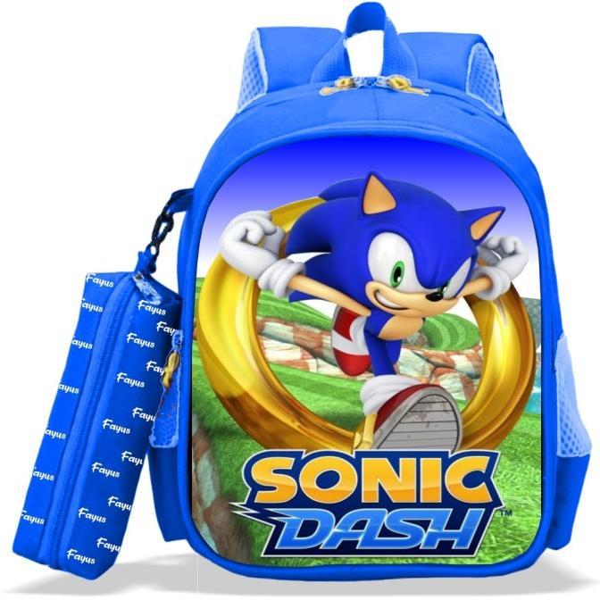 Gambar ransel anak laki laki tas sonic tas punggung backpack sekolah tk sd - Biru dari Shyara Store undefined 5 Tokopedia