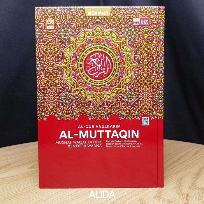 Gambar Alquran Waqaf Ibtida Al-Muttaqin UkA5 HVS 15 Baris Al-Quran Almuttaqin - Merah dari Toko Alida Jakarta undefined Tokopedia