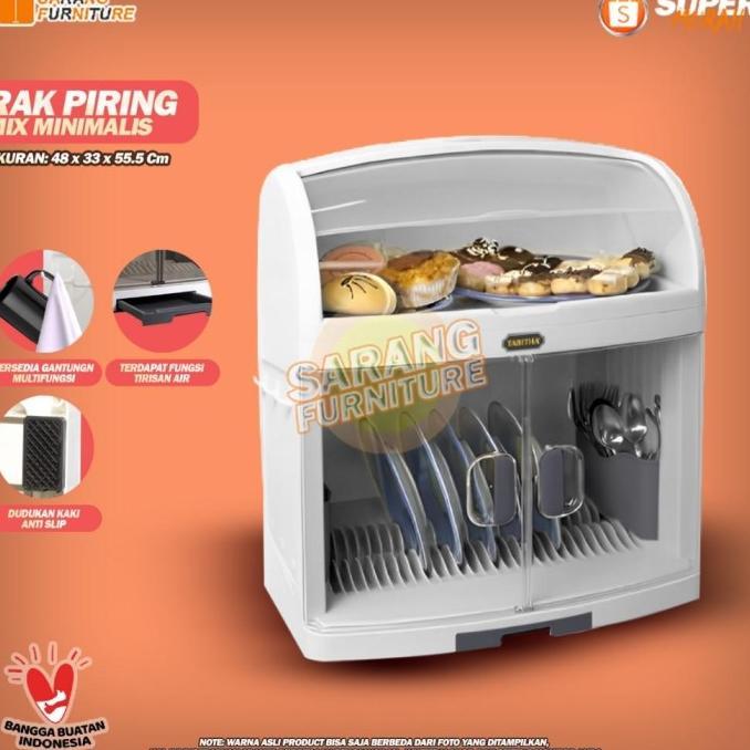 Gambar RAK PIRING PLASTIK RAK PIRING NAIBA MINI DISH RACK 4001 4002 PREMIUM TEMPAT PENYIMPANAN MAKANAN SERBAGUNA RAK PIRING PLASTIK MURAH - MIX TANPA LACI dari duaputri33 undefined Tokopedia