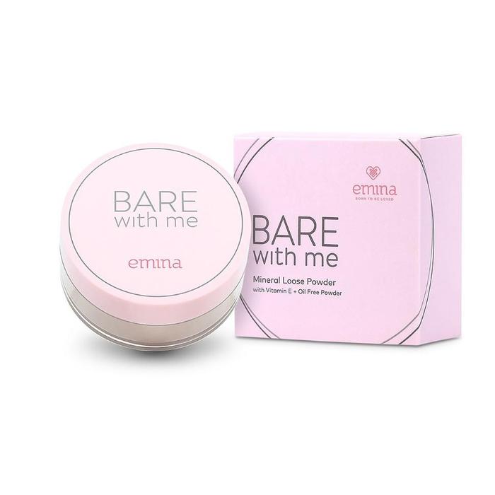 Gambar EMINA BARE WITH ME MINERAL LOOSE POWDER - 01 Fair dari Latopia, undefined Tokopedia