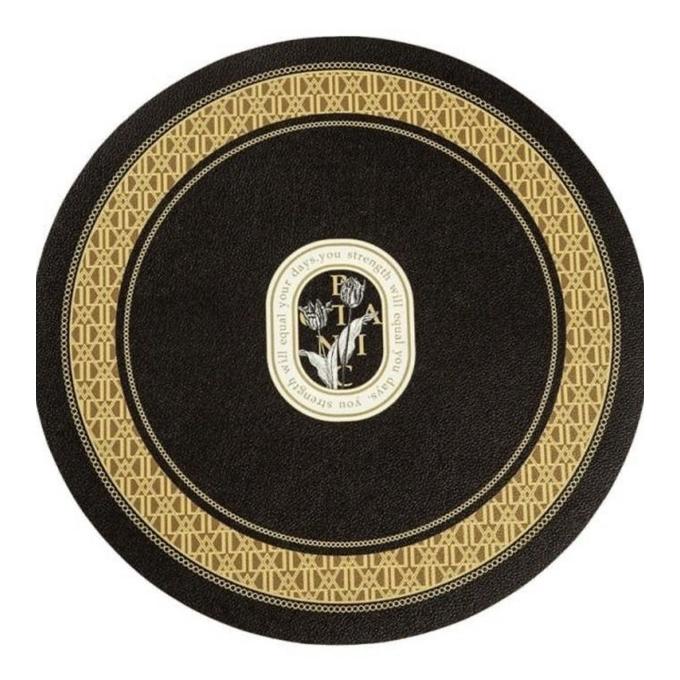 Gambar Ready Stok Placemat coaster faux leather printed round nordic premium alas piring - Tipe 1 dari Viraika Shop undefined Tokopedia